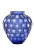 Blue rhythms vase - Daum